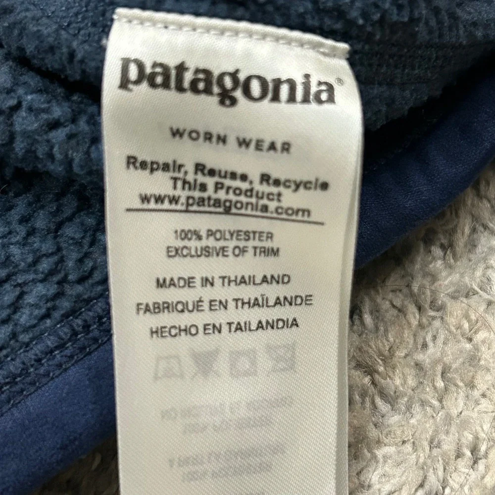 Patagonia Better Sweater 1/4 Zip Pullover Small Blue Fleece 25522‎ FA18 Mens